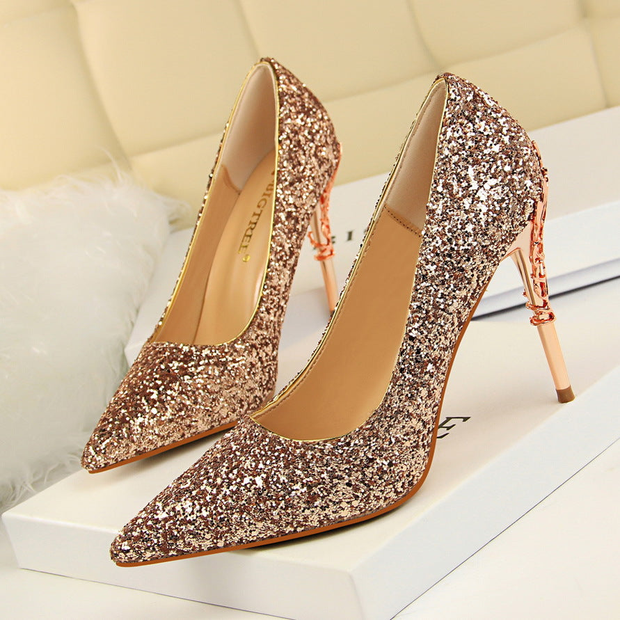 L'Escarpin Scintillant Cristal & Serpent- Sélection exclusive par la Maison C&N