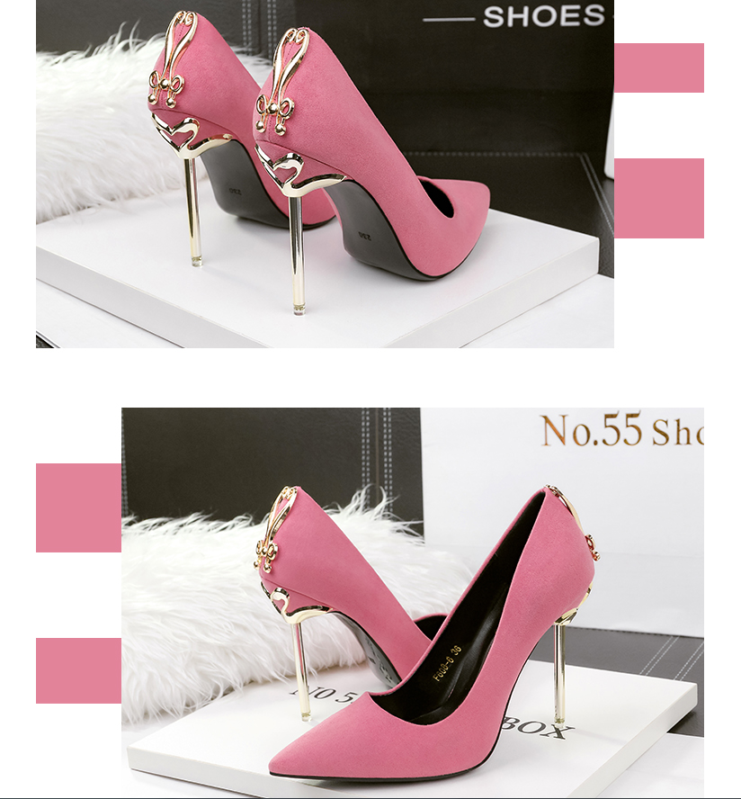 L'Escarpin Prestige à Talon Sculpté & Nœud Métallique- Sélection exclusive par la Maison C&N