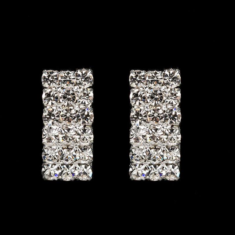 La Parure Collier Rigide Cristal & Boucles D'oreilles Eclat- Maison C&N