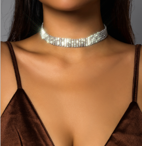 Le Collier Ras-Le-Cou Eclat Strass- Maison C&N